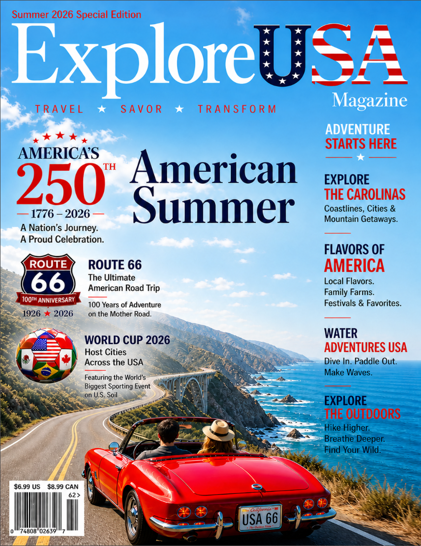 explore usa magazine american summer cover photo